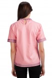Knox Striped Blouse In Pink