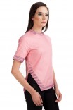 Knox Striped Blouse In Pink