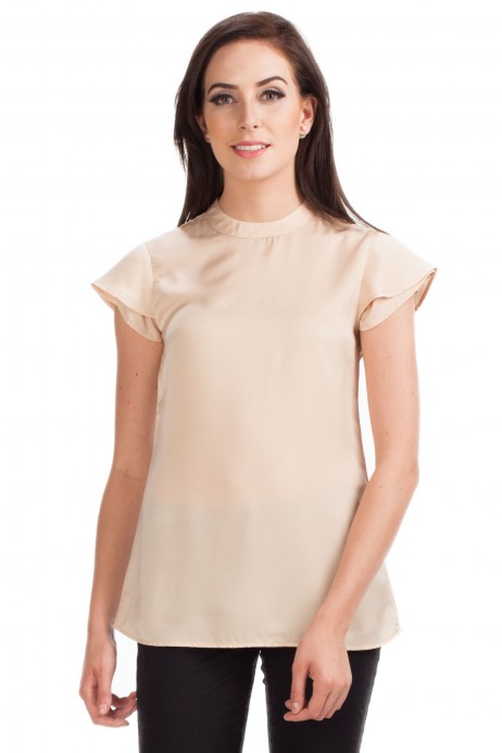 Morag Blouse in Beige