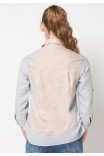 Tea Blouse in Brown and Grey