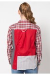 Kari Shirt in Red Grey