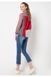 Kari Shirt in Red Grey