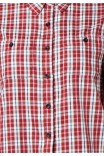 Kari Shirt in Red Grey