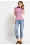 Abra Knit Top in Pink
