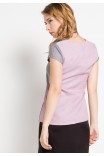 Eila Blouse in Pink-Grey Eila Blouse in Pink-Grey