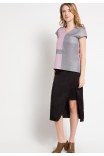 Eila Blouse in Pink-Grey Eila Blouse in Pink-Grey