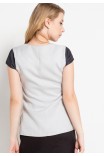 Eila Blouse in Pink-Grey Eila Blouse in Pink-Grey