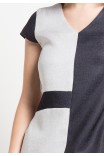 Eila Blouse in Pink-Grey Eila Blouse in Pink-Grey
