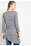 Trudy Knit Top in Black-White Trudy Knit Top in Black-White