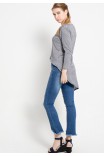 Trudy Knit Top in Black-White Trudy Knit Top in Black-White
