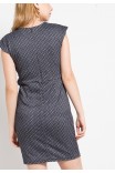 Vega Knit Dress in Black-White Vega Knit Dress in Black-White