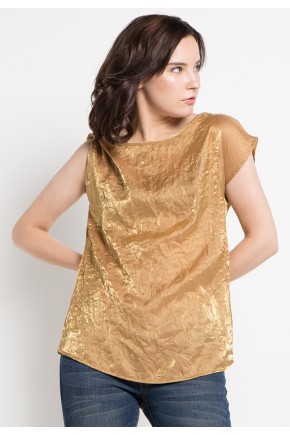 Hunny Blouse in Gold