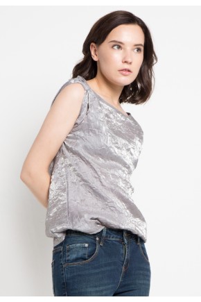 Hunny Blouse in Silver
