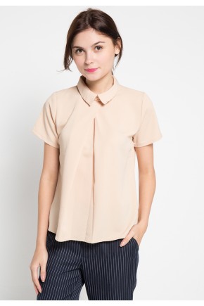Joyce Blouse in Beige