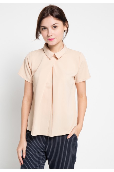 Joyce Blouse in Beige