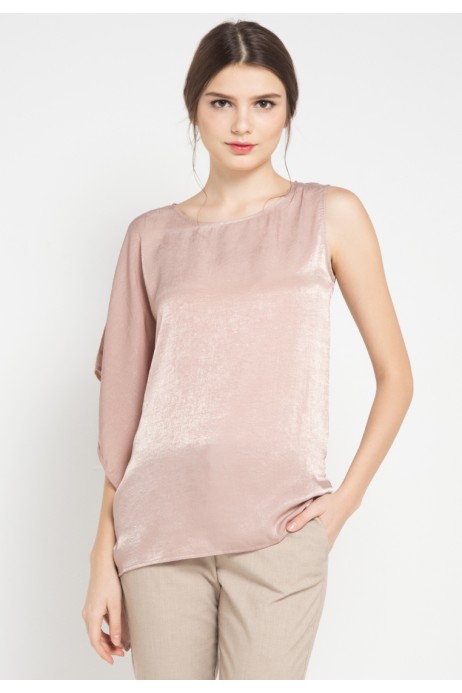 Bryn Blouse in Beige