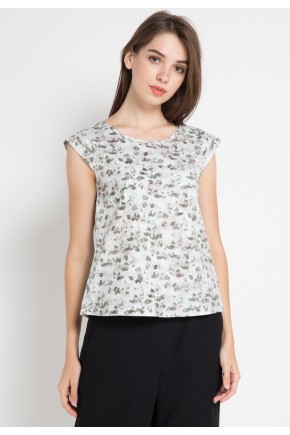 Corin Blouse in Green  