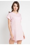 Sicily Shirt Dress in Pink
