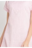 Sicily Shirt Dress in Pink