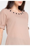 Fla Blouse in Beige Fla Blouse in Beige