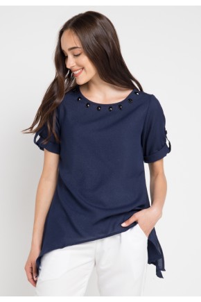 Fla Blouse in Beige