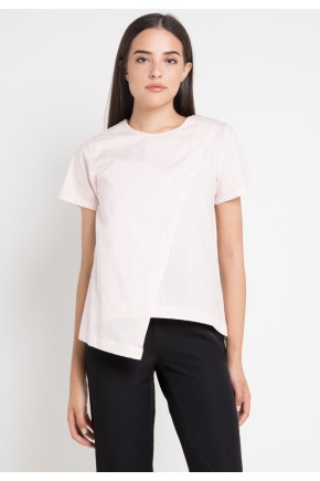Camari Asymmetrical Blouse in Pink