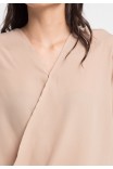 Amora Blouse in Beige