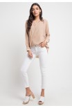 Amora Blouse in Beige