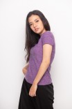 Abra Knit Top In Purple Abra Knit Top In Purple