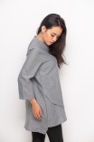 Ahava Assymetrical Top in Grey Ahava Assymetrical Top in Grey