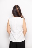 Cali Blouse In Cream & Beige Cali Blouse In Cream & Beige