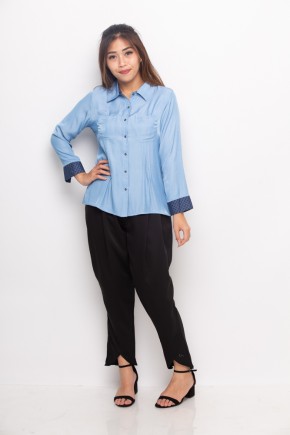 Enya Shirt In Blue