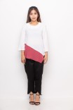 Hath Blouse In Pink And White Hath Blouse In Pink And White