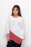 Hath Blouse In Pink And White Hath Blouse In Pink And White