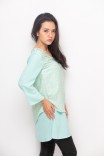 Nawa Blouse Print In Green & Gold