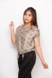 Nell Blouse Print In Brown Nell Blouse Print In Brown