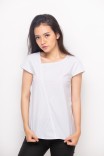 Tiya Blouse Stripes In White-Blue