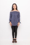 Toni Blouse Stripes InNavy Toni Blouse Stripes InNavy