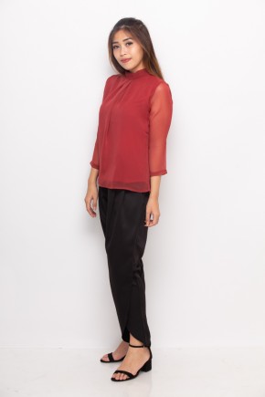 Vita Blouse In Red