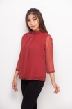 Vita Blouse In Red Vita Blouse In Red