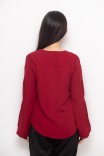 Wren Blouse In Maroon Wren Blouse In Maroon
