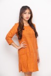 Sophistix Narin Dress Warna Orange