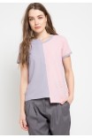 Ellen Blouse In Pink And Grey Ellen Blouse In Pink And Grey