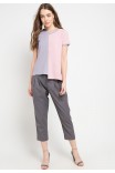 Ellen Blouse In Pink And Grey Ellen Blouse In Pink And Grey