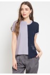 Ellen Blouse In Pink And Grey Ellen Blouse In Pink And Grey