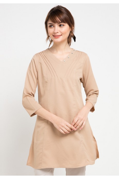 Omna Tunic In Beige Omna Tunic In Beige