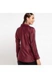 Pilar Blouse In Maroon Pilar Blouse In Maroon