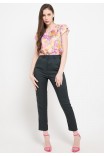 Tina Blouse In Pink Print Tina Blouse In Pink Print