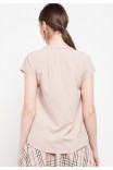 Orli Blouse In Beige Orli Blouse In Beige