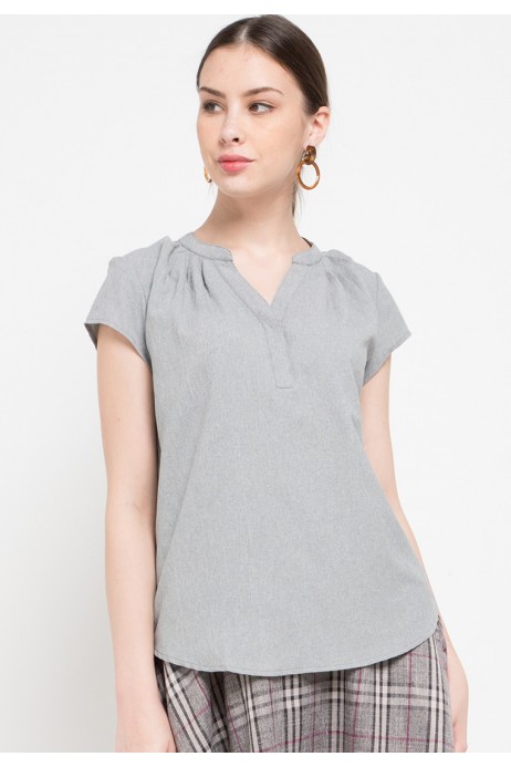 Orli Blouse In Grey
